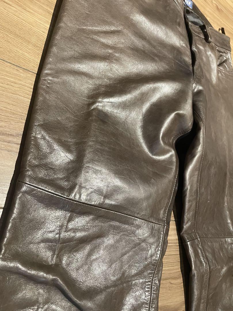 90s old gap レザーパンツ