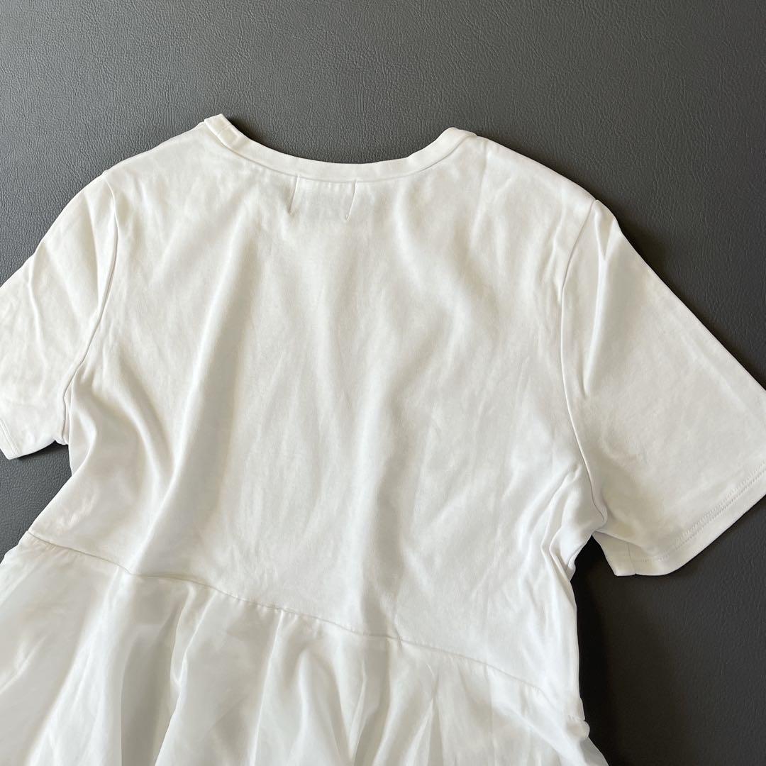 【美品】23SS✨️ユナイテッドアローズイレギュラーティアード コンビ Tシャツ 23SS✨UNITED ARROWS イレギュラー ティアード コンビ Tシャツ