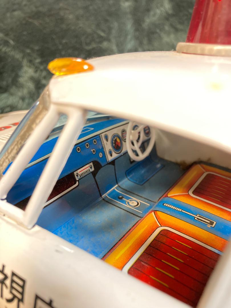 アサヒ玩具　ブリキ　警視庁パトロールカー　トヨタスポーツ800 ヨタハチ