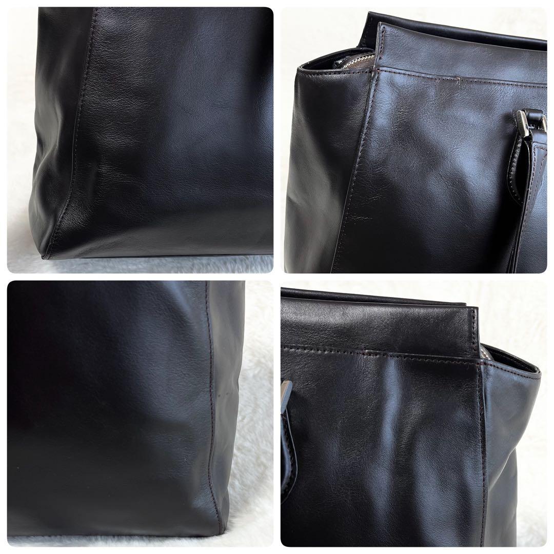 【美品】ビジネスレザーファクトリー✨️ビジネスバッグ　キャリーオン　本革　A４