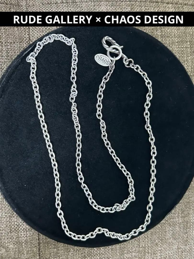 RUDE GALLERY × CHAOS DESIGN ネックレス　silver