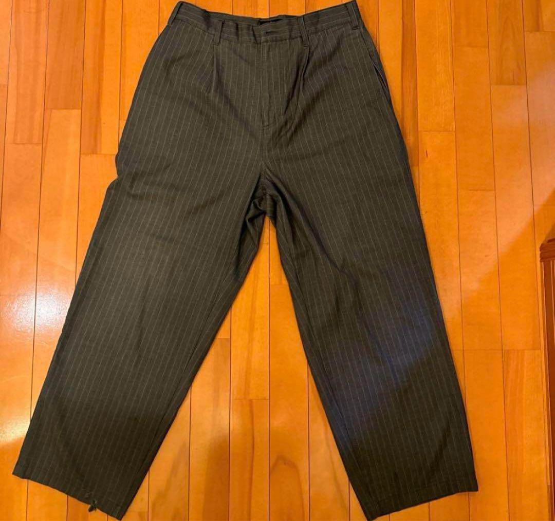 パンツ Stussy Striped Volume Pleated Trouser 32