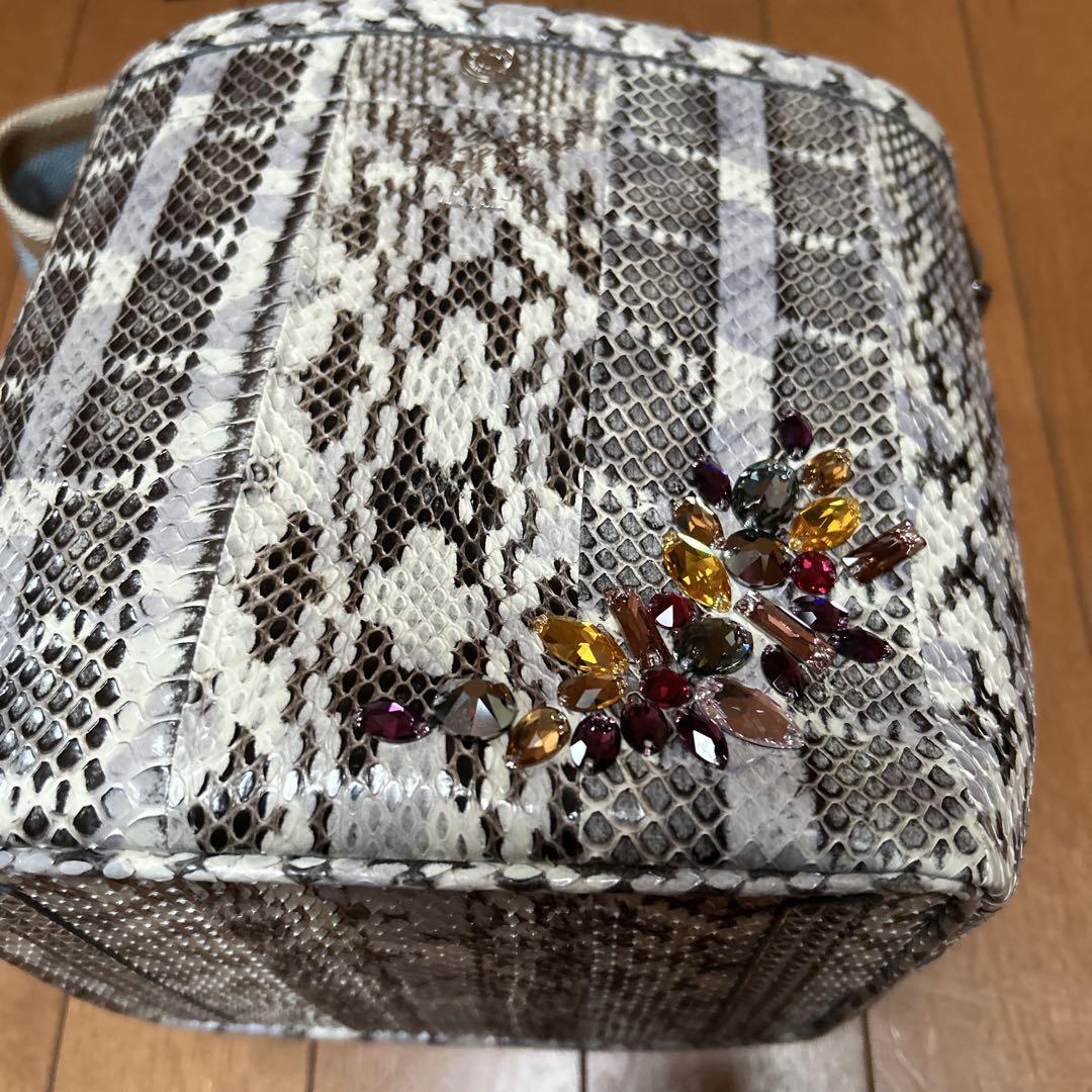 新品✨ A.D.M.J. ショルダーバッグ スター スワロフスキー ボルドー