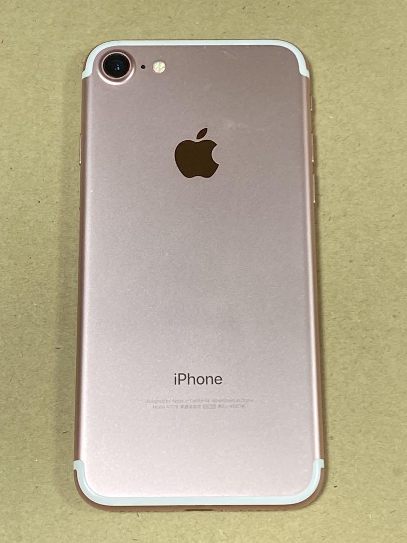 iPhone7 Rose Gold 128GB SIMフリー バッテリー89%