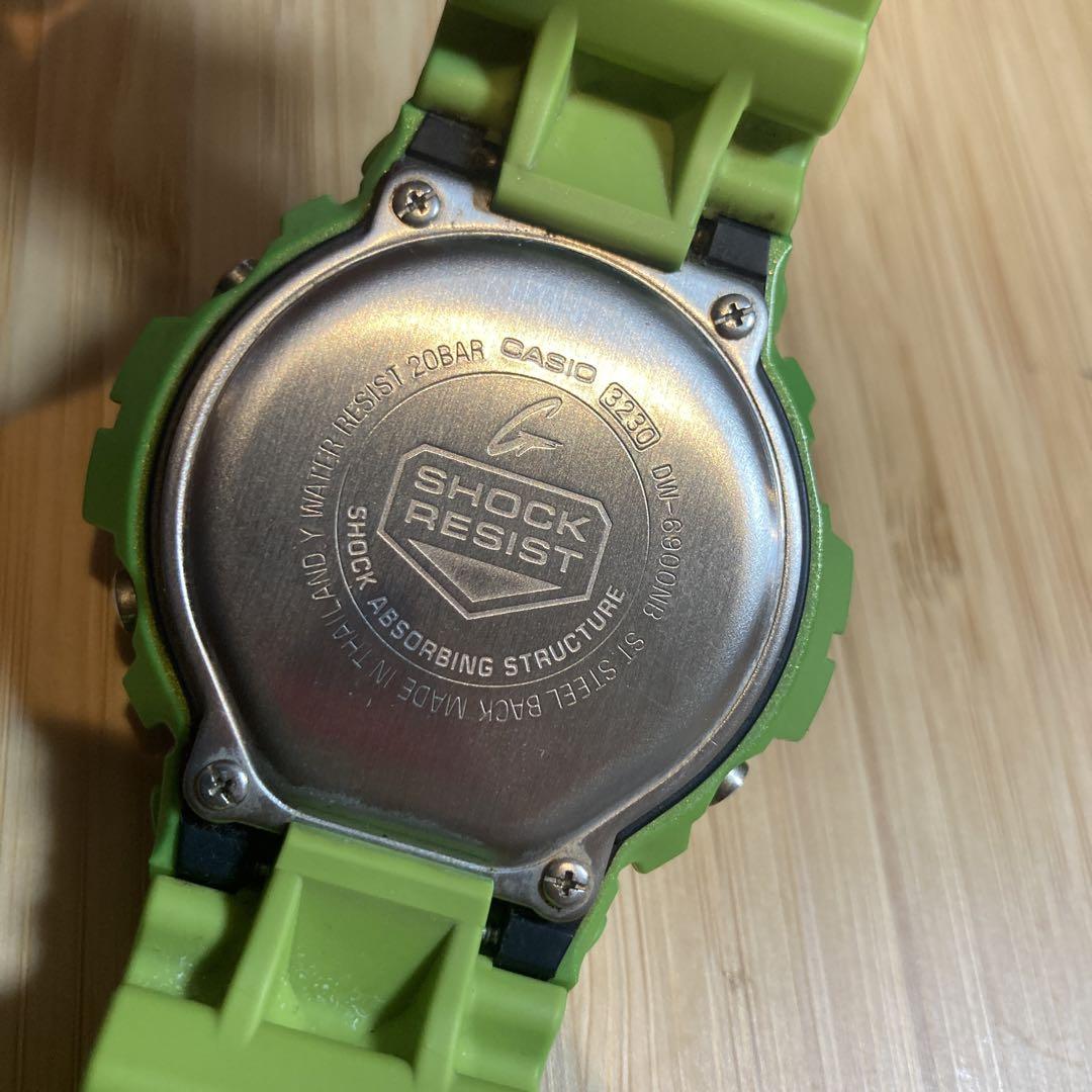 G-SHOCK DW-6900NB メタリックグリーン レアカラー 電池新品 画像4