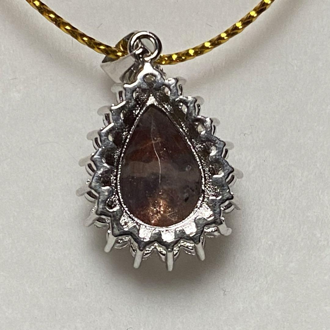 アイオライトサンストーン ペンダントトップ silver