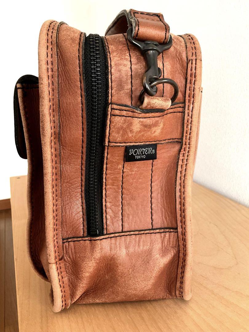 【こうた】PORTER BARON 2WAY BRIEFCASE キャメル