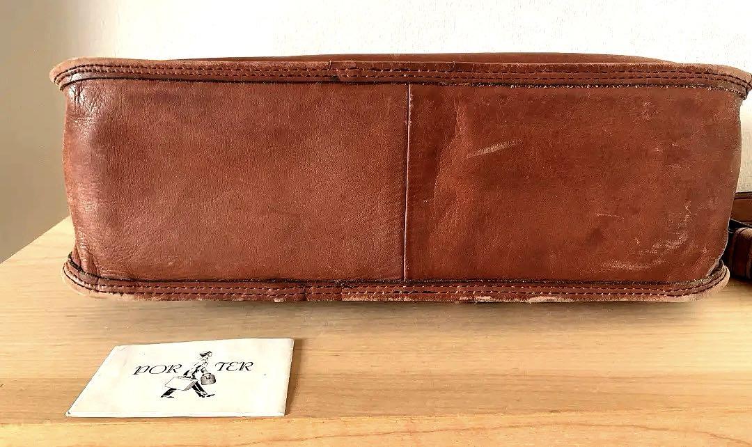 【こうた】PORTER BARON 2WAY BRIEFCASE キャメル