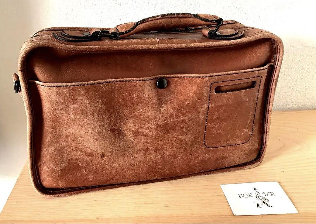 【こうた】PORTER BARON 2WAY BRIEFCASE キャメル