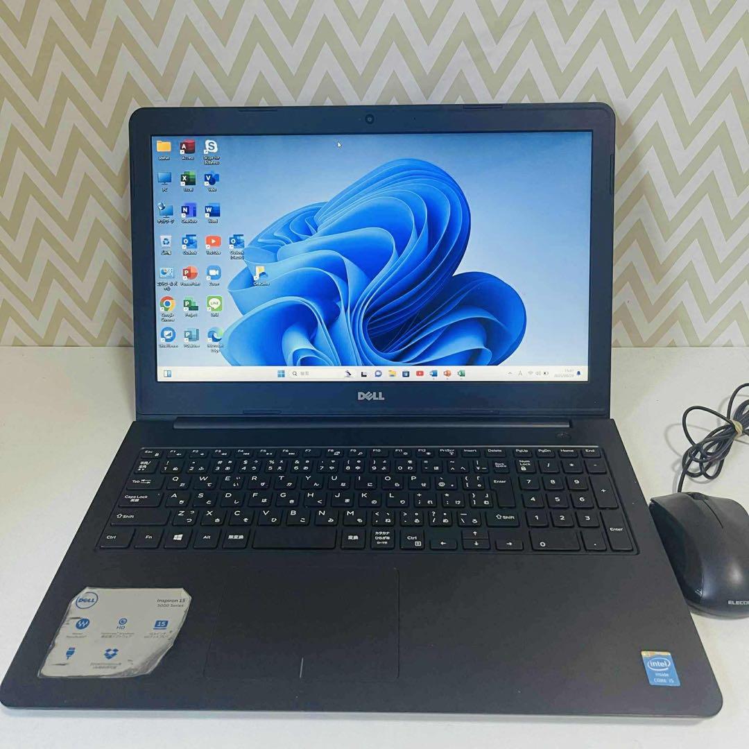 T377 Dellノートパソコンi5高速SSDサクサクWindows11オフィス T377 Dellノートパソコンi5高速SSDサクサクWindows11オフィス