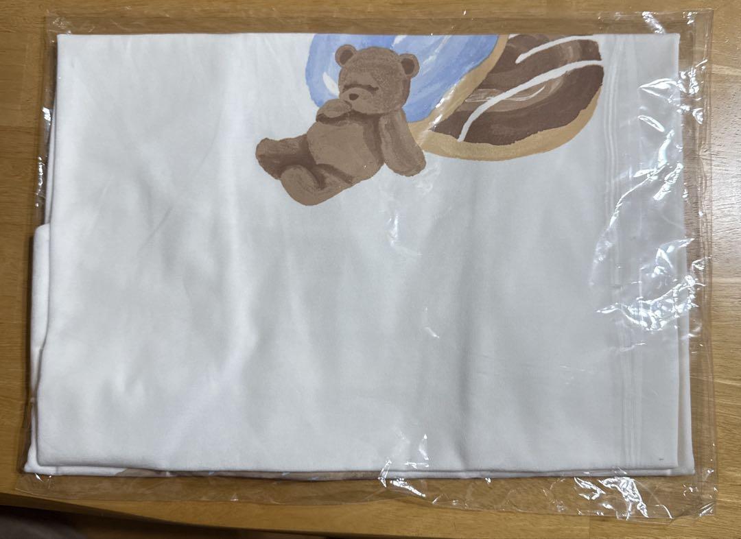 ジェラートピケ ドーナツベアワンポイントTシャツ クリーム