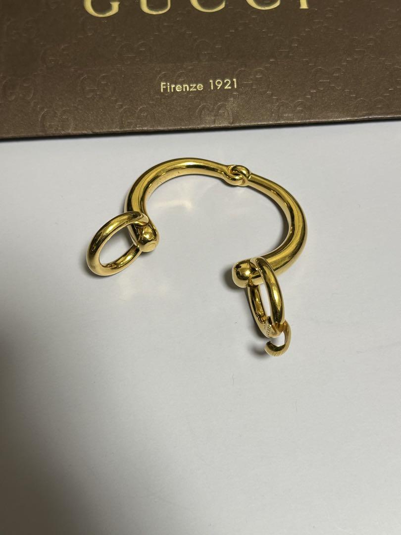 ホースビットバングル リンクチェーンブレスレット