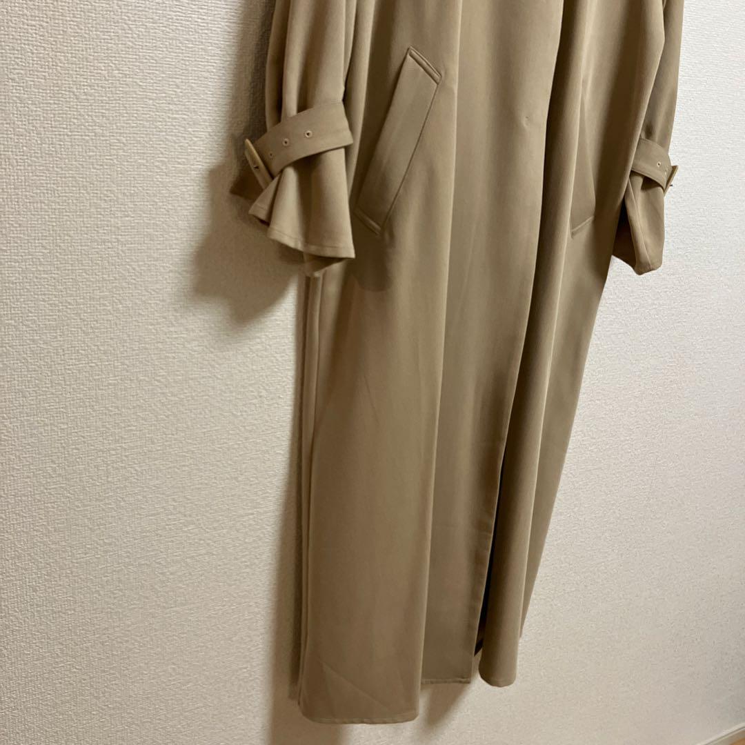 ジャケット・アウター eaphi mulch way collar long trench coat