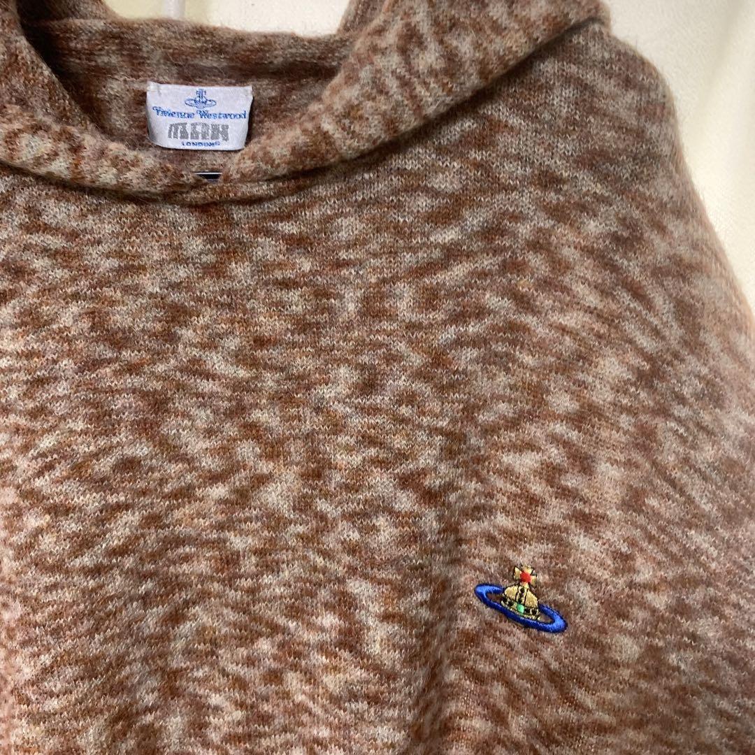 美品 レア Vivienne Westwood man モヘア ニット パーカー 美品 レア Vivienne Westwood man モヘア ニット パーカー