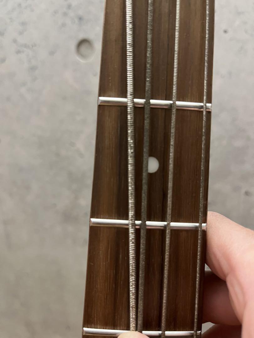 BUSKER'S エレキベース 4弦 レッド