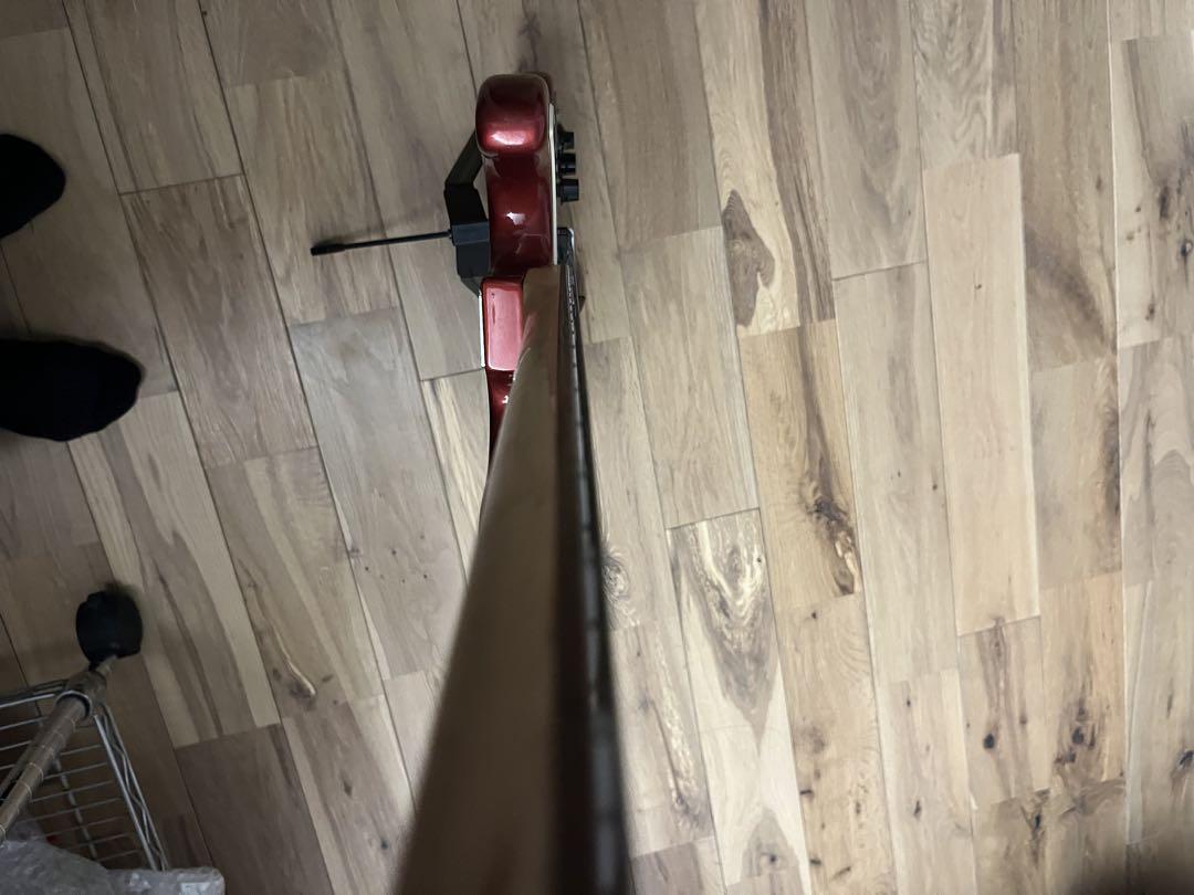 BUSKER'S エレキベース 4弦 レッド