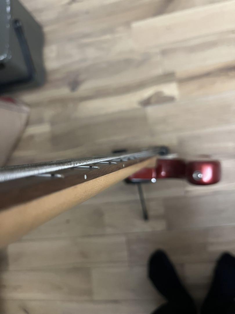 BUSKER'S エレキベース 4弦 レッド