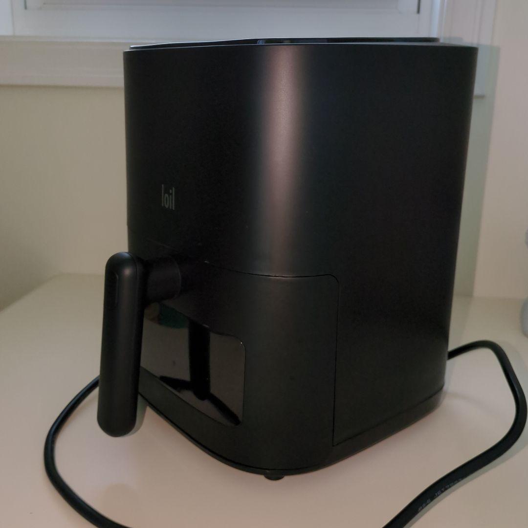[新品未使用] loil lolryu-b ノンフライヤー 多機能ノンフライヤー loil ブラック LOLRYU 2.4L 電気