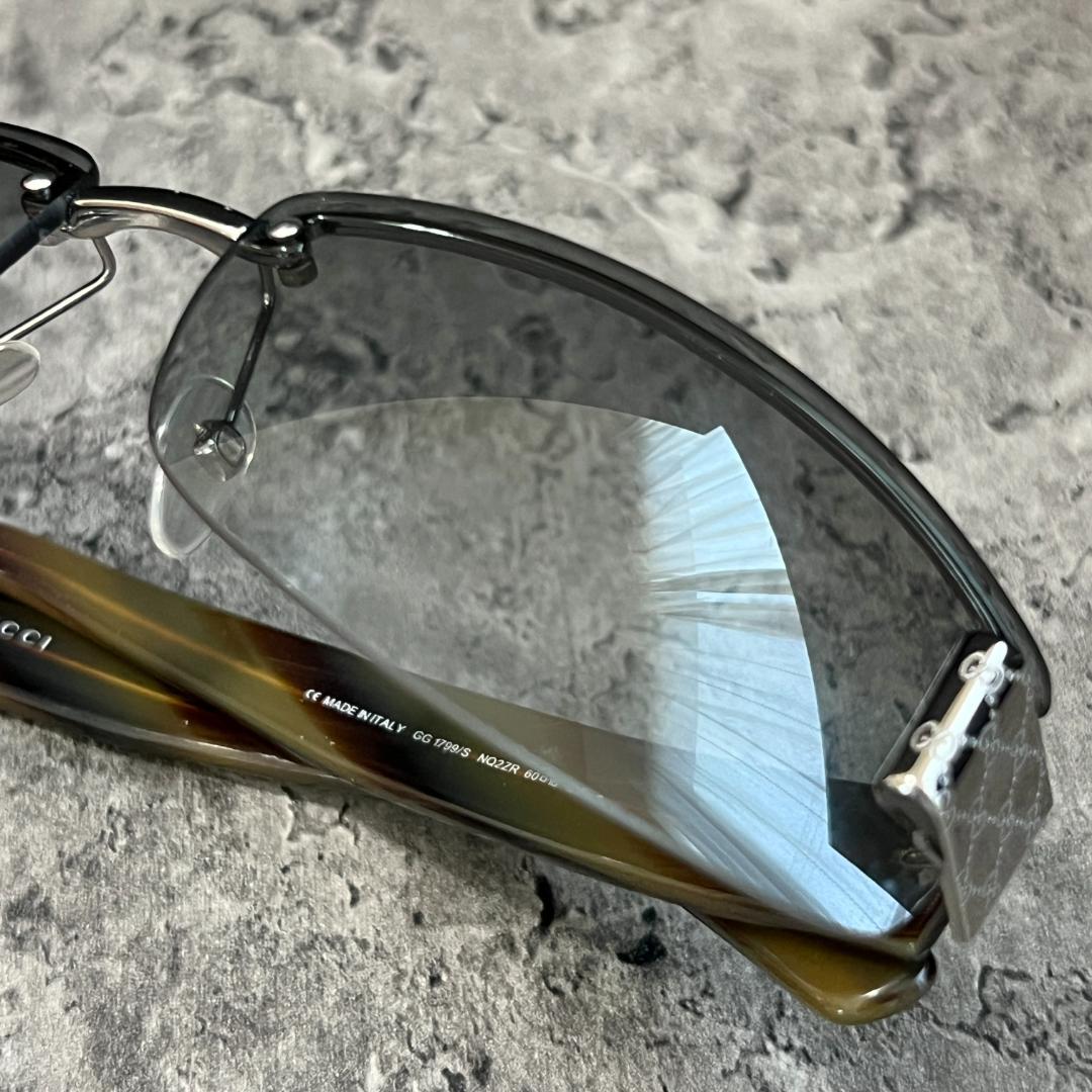 グッチ サングラス GG総柄金具 縁無し GG1799/S NQ2ZR