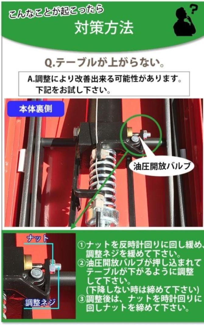 油圧式昇降台車
