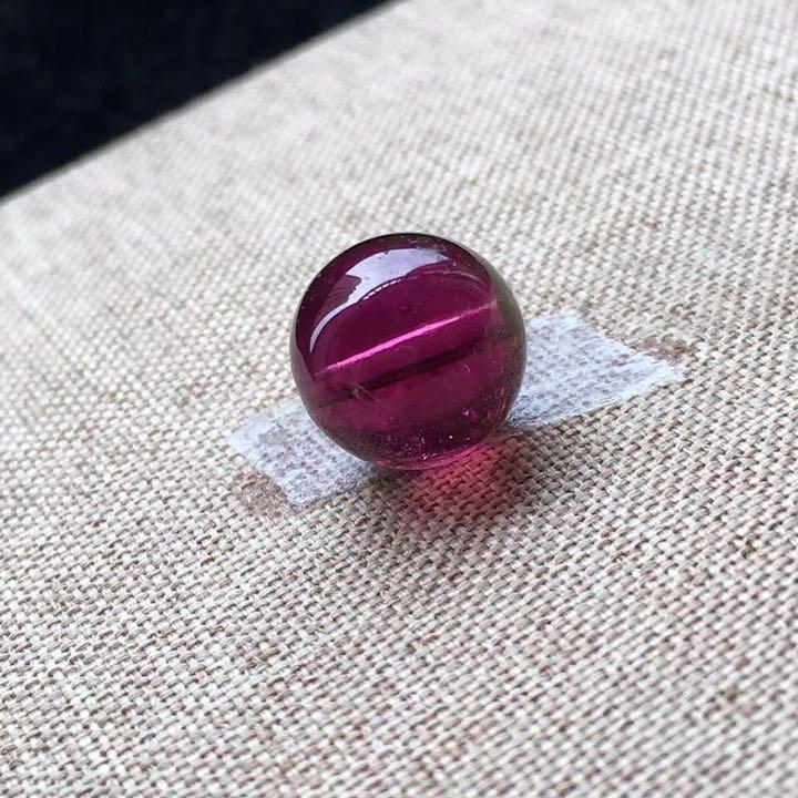 天然無処理　トルマリン 丸玉 11mm-2.1g
