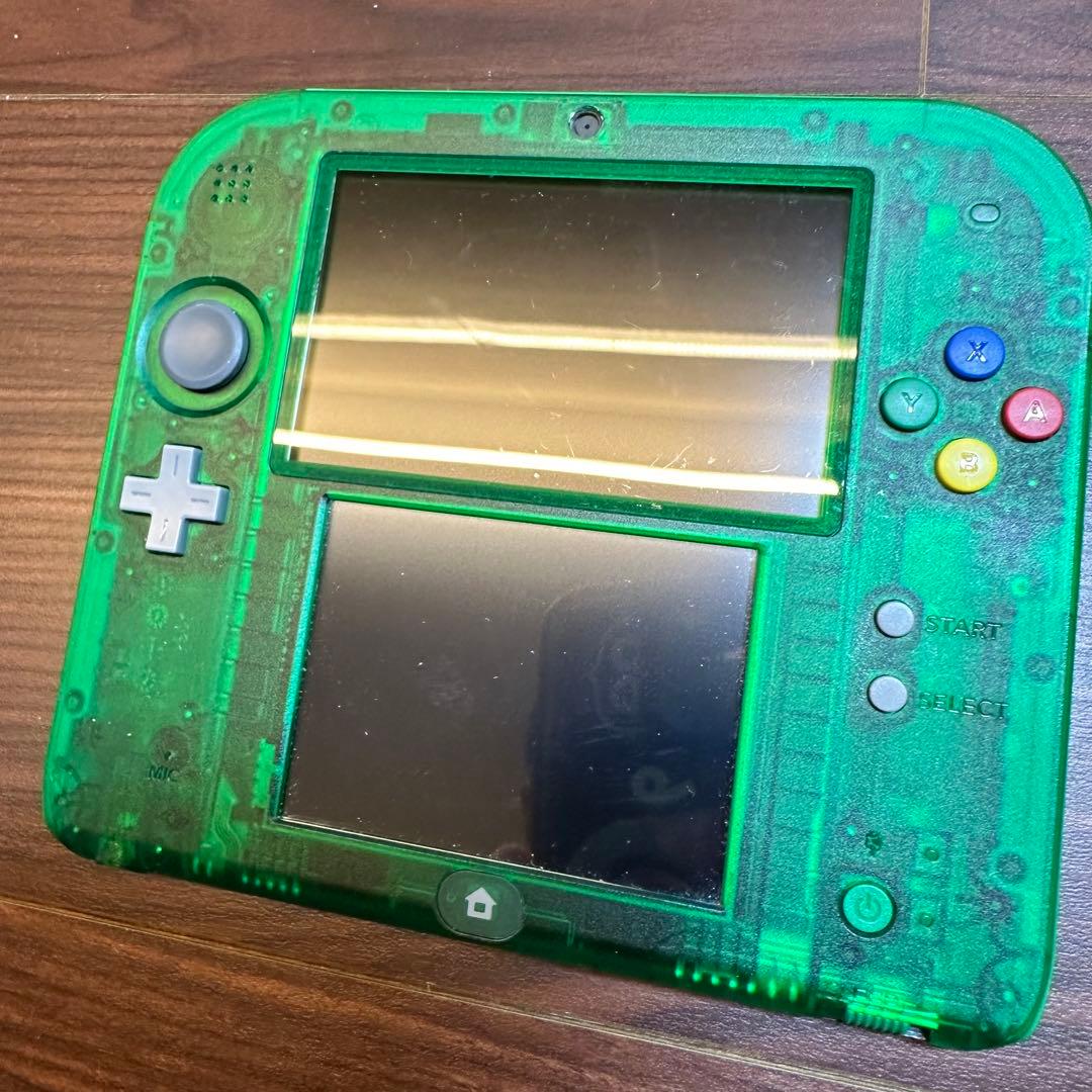 ほとんど未使用 ニンテンドー2DS 本体 ポケットモンスター緑
