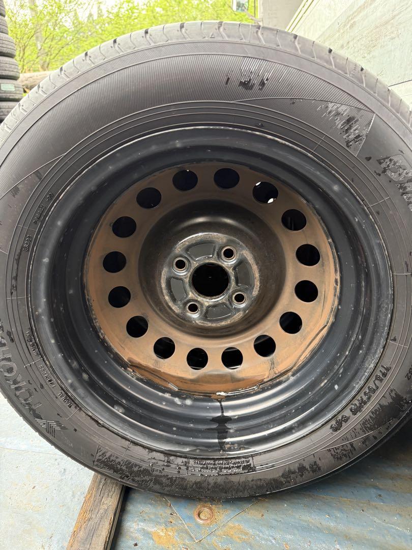 ヨコハマサマータイヤ175／65R15 84Sスチールホイールセット