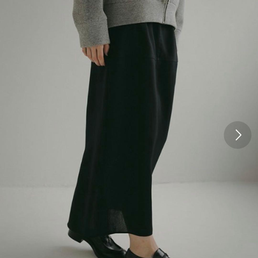 ETRETOKYO エトレトウキョウ シアーIラインロングスカート