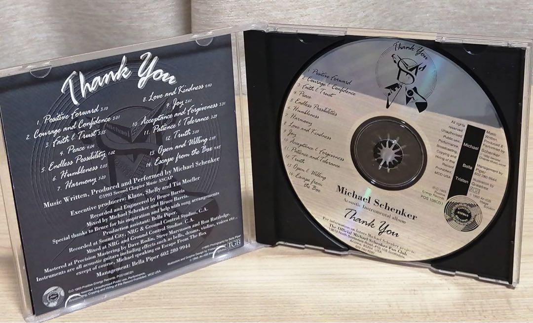 マイケルシェンカー氏★関連グッズ3点セット★サイン入りCD★雑誌★直筆サイン色紙