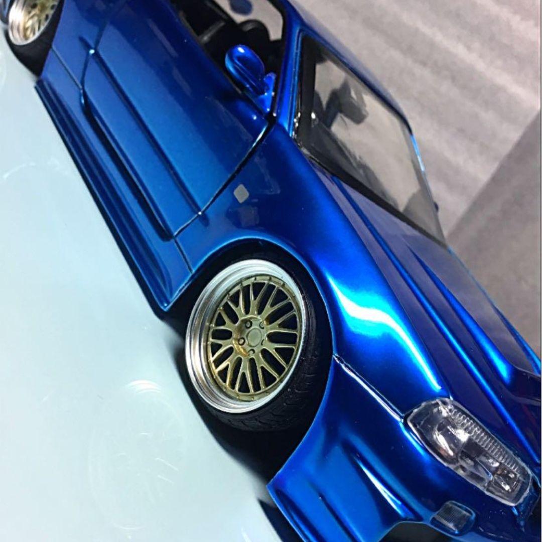 1 24 スカイライン GTーR BNR34 カスタム品