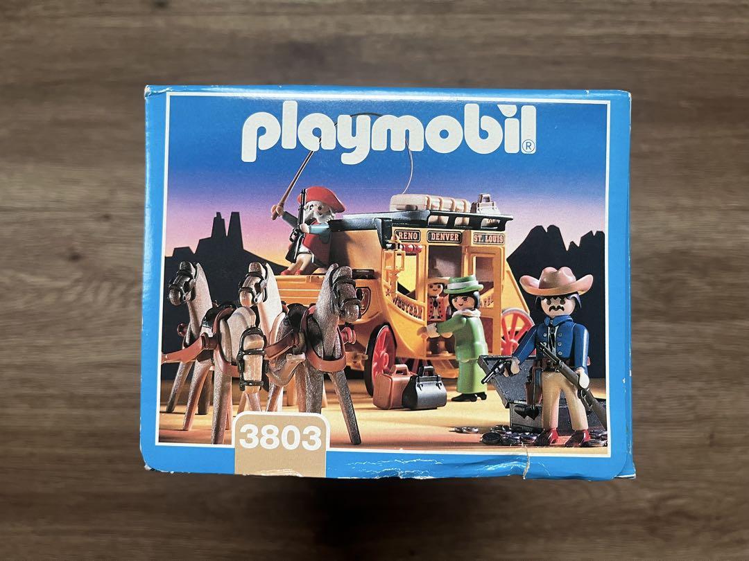 playmobil プレイモービル 3803 ウエスタン・エクスプレス Vintage Playmobil 3803 Western Express Stagecoach Reno