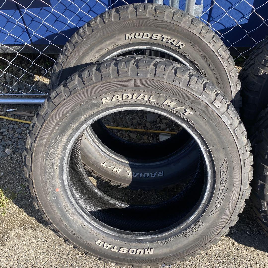 MUDSTAR RADIAL M.T. 15インチタイヤ4本　中古品