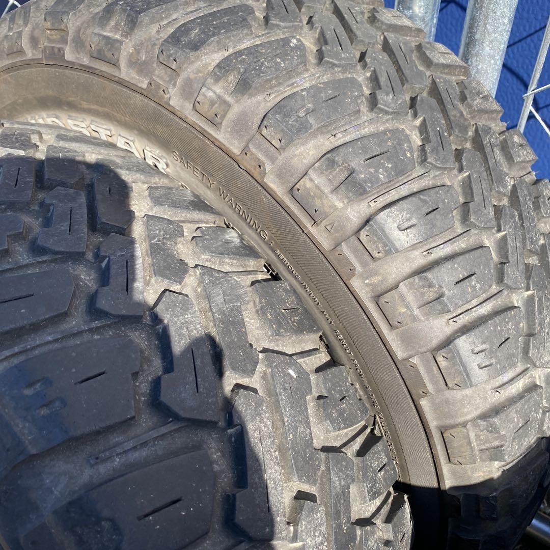 MUDSTAR RADIAL M.T. 15インチタイヤ4本　中古品