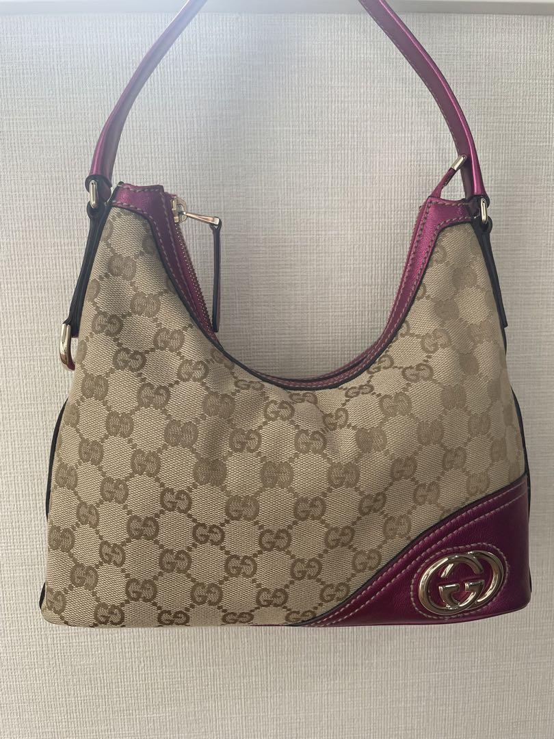 超美品☆ GUCCI グッチ ハンドバッグ GG柄 トートバッグ 保存袋付き