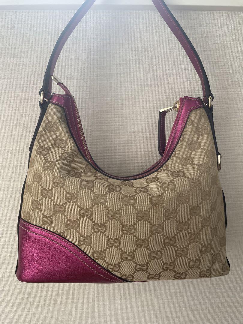 超美品☆ GUCCI グッチ ハンドバッグ GG柄 トートバッグ 保存袋付き