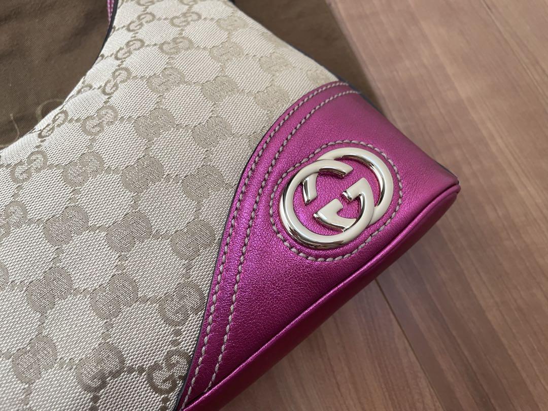超美品☆ GUCCI グッチ ハンドバッグ GG柄 トートバッグ 保存袋付き