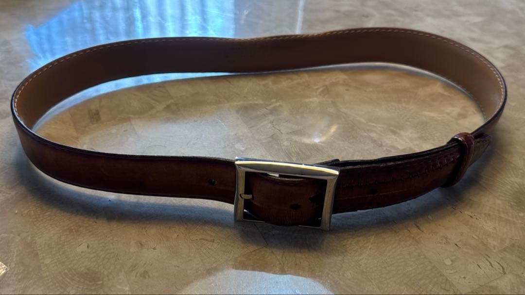 ベルルッティ レザー ベルト ブラウン Berluti