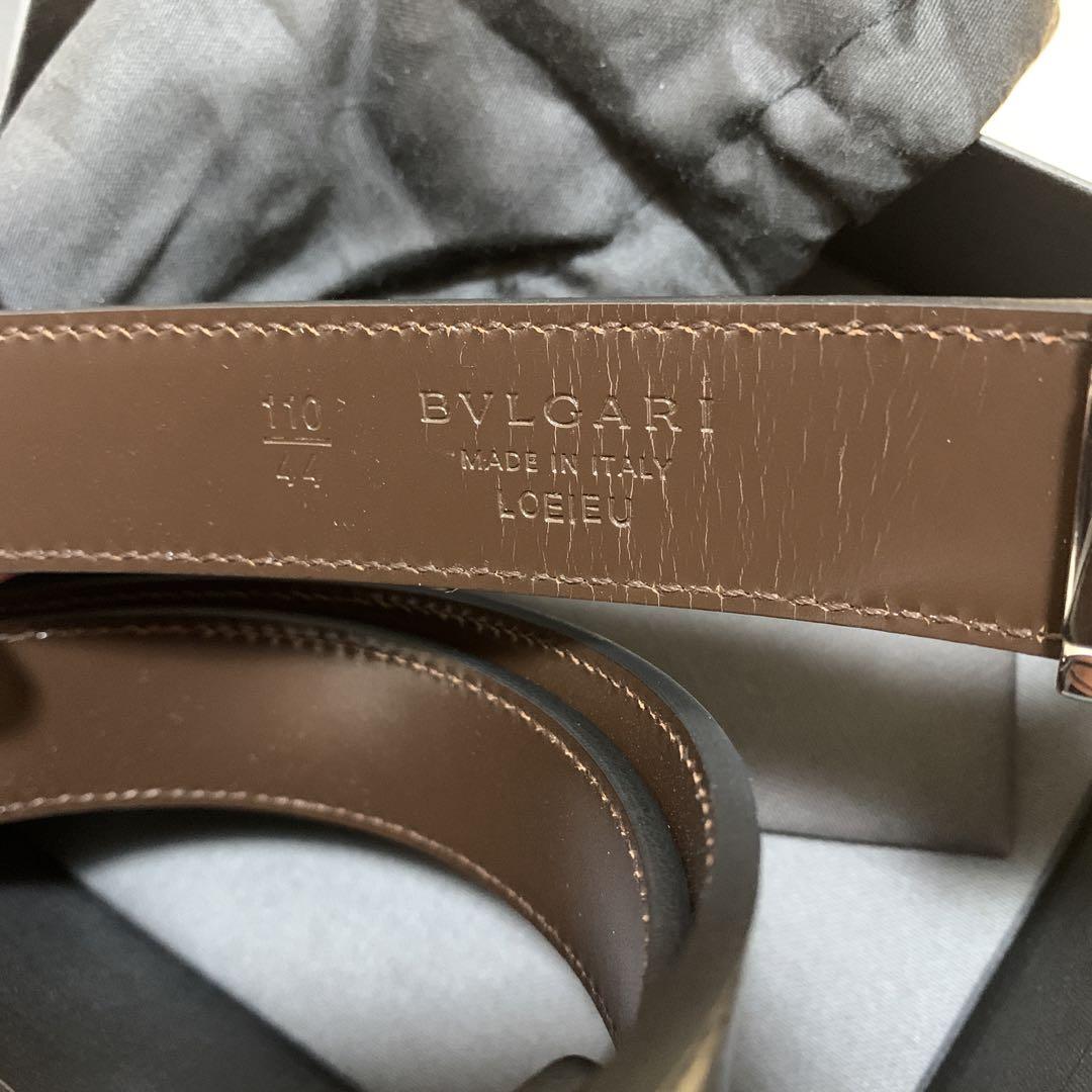 BVLGARI ブラック ベルト 110