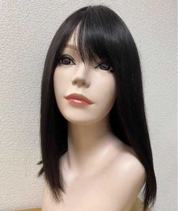 高級レミー人毛100% ✨I型シルクスキン地肌手植えフルウィッグ ブラック 最愛 高級レミー人毛100% ✨I型シルクスキン地肌手植えフルウィッグ ブラック 最愛
