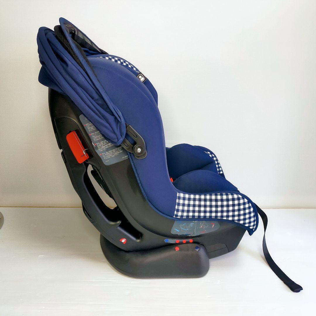 【美品】　新生児OK　ジョイー　チルト　紺ギンガムチェック　幌付