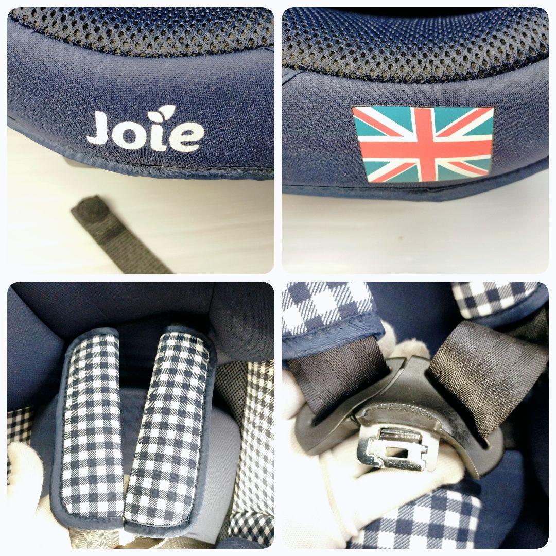 【美品】　新生児OK　ジョイー　チルト　紺ギンガムチェック　幌付