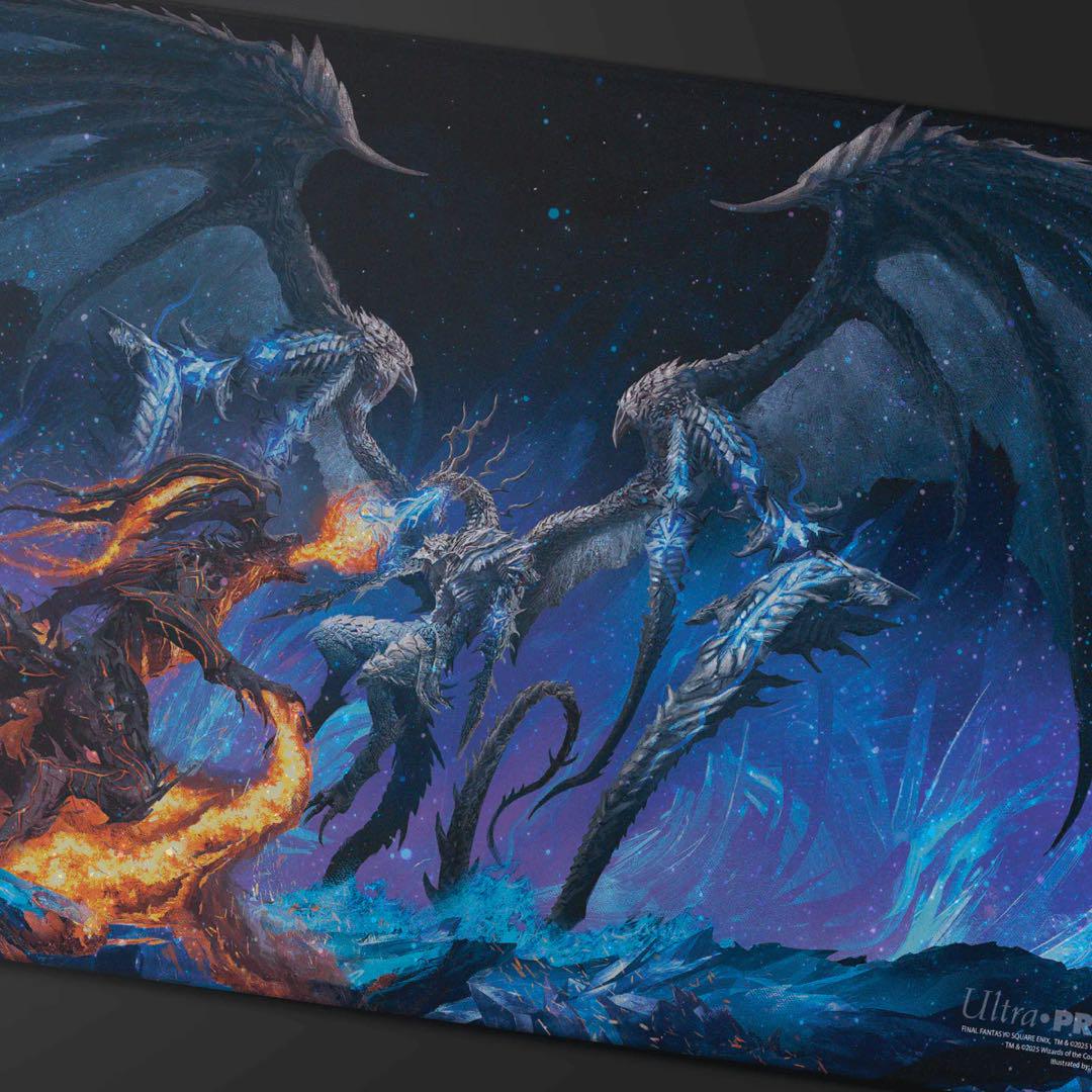 MTG×FF UrtraPro 新品未開封ホロフォイルプレイマット(バハムート)