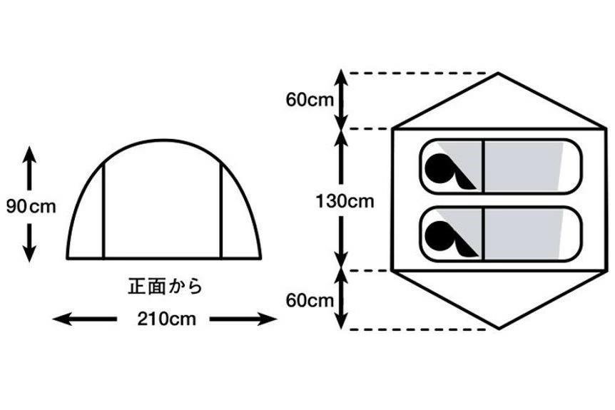 【未使用品】タラスブルバ　ツーリングテント ALRP ブラック セット
