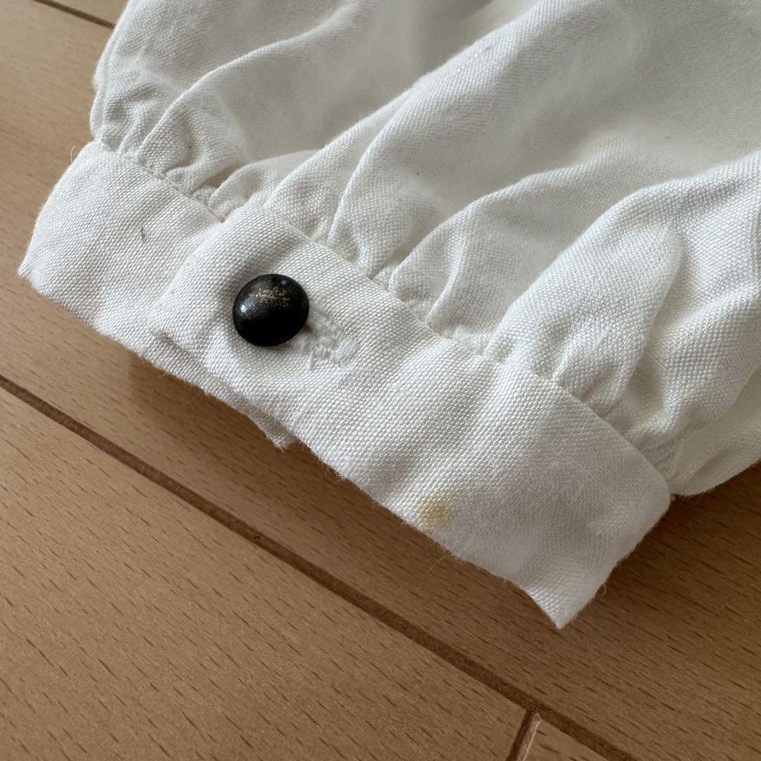 NIGEL CABOURN WOMAN ギャザーカラーブラウス サイズ６ 日本製