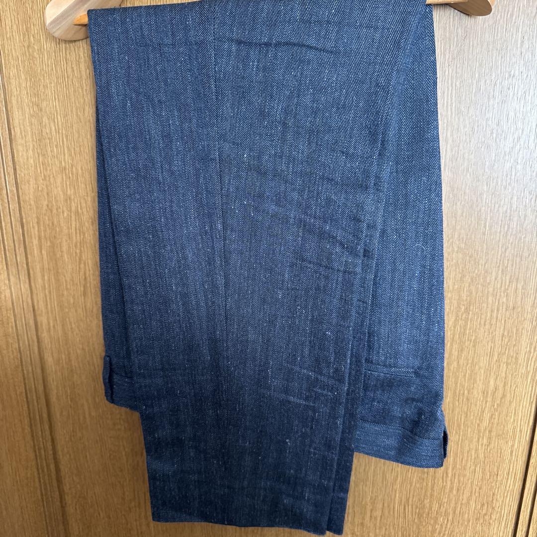 最終値下げ！Banana Republic ウールリネンスーツ　セットアップ