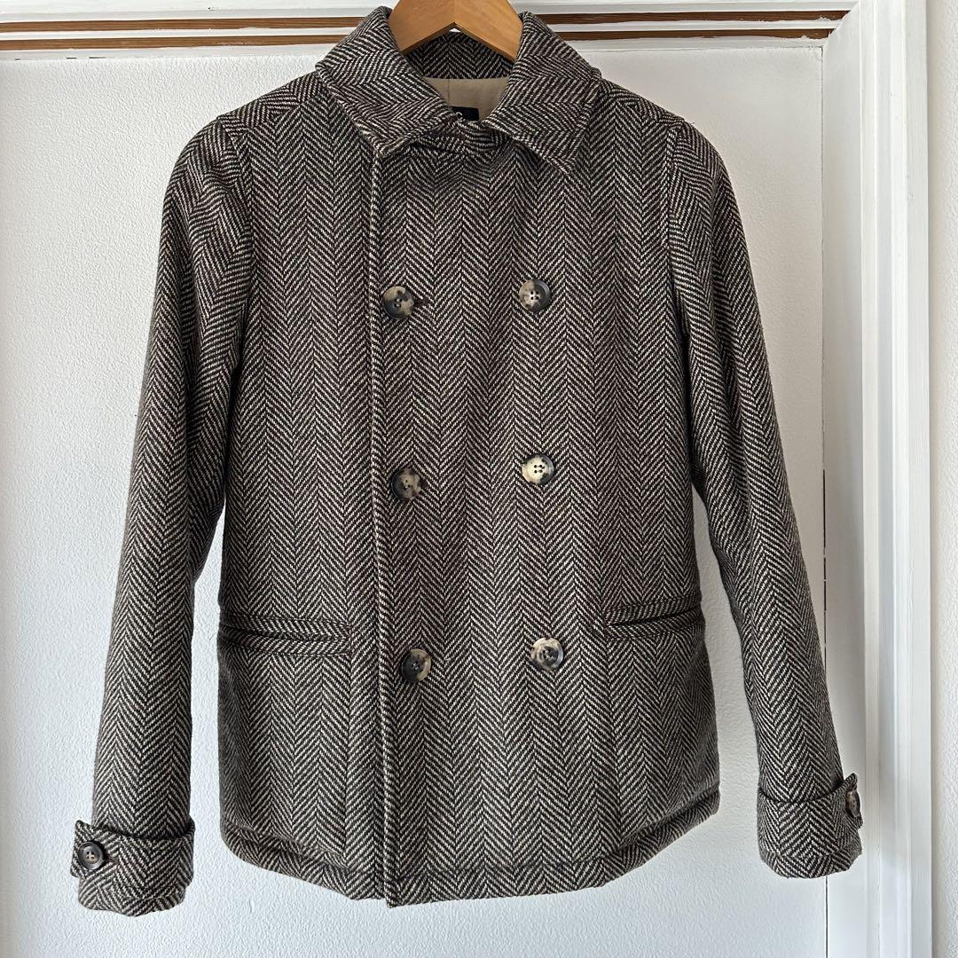 最終値下げ A.P.C コート アーペーセー ヘリンボーン Pコート ジャケット