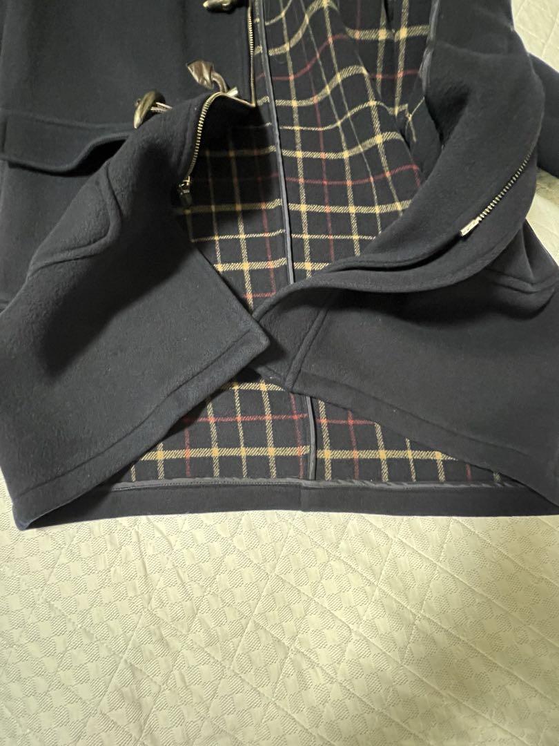 brooksbrotheres ダッフルコート　ネイビー　100％厚手ウール