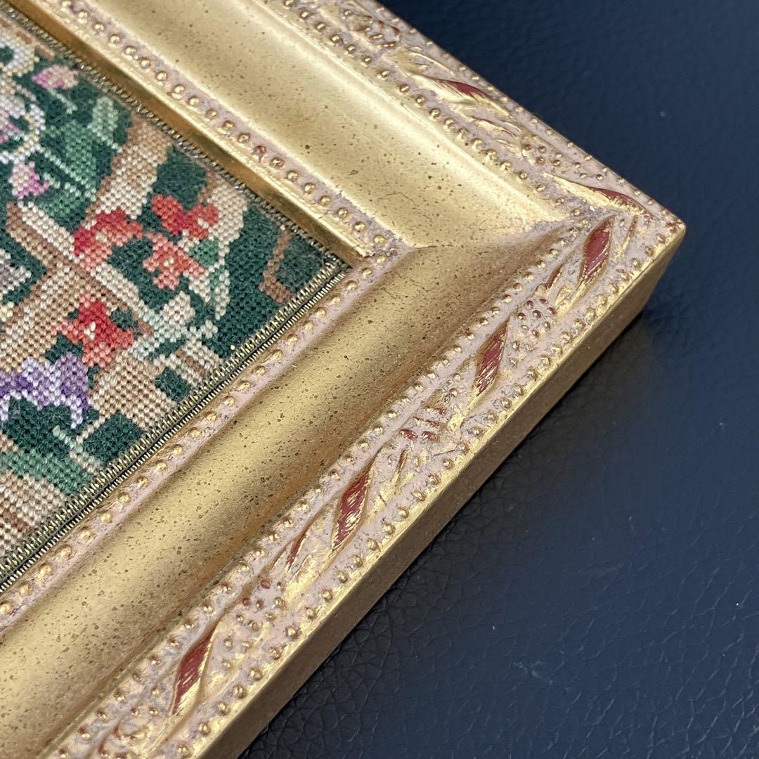 合馬公式アカウント1 ！Michiko Kuge プチポアン 額 刺繍