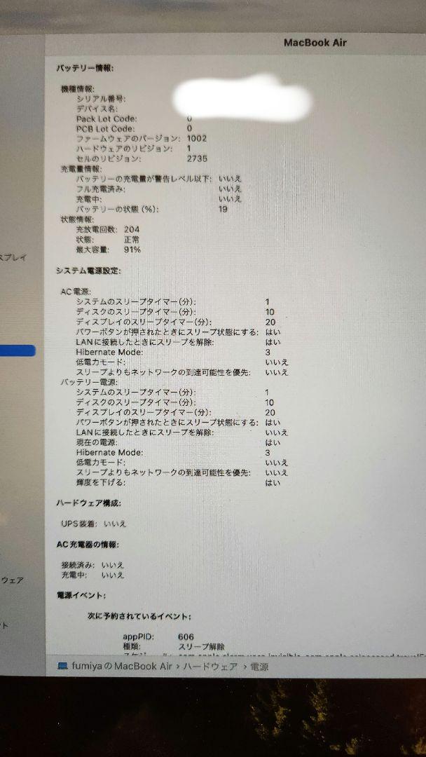 MacBook本体 MacBook Air M1 SSD512GB