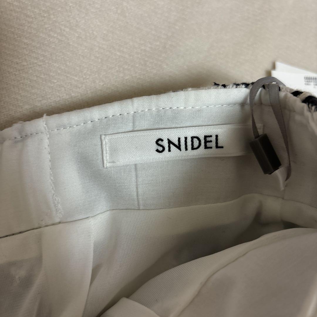 SNIDEL ロービングチェックスカショーパン